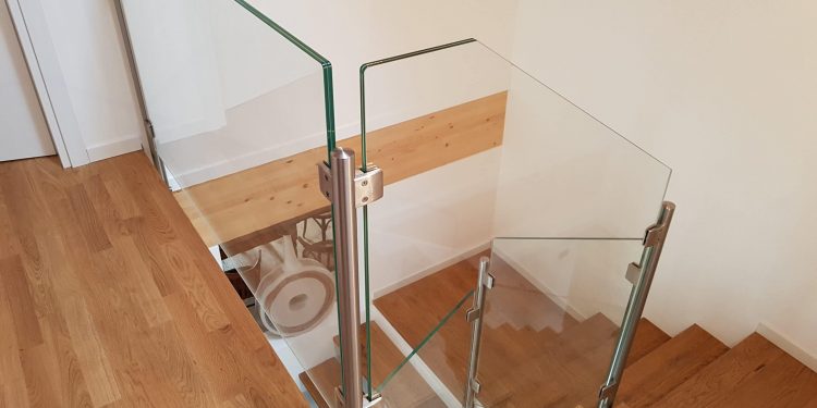 Parapetti di vetro di design