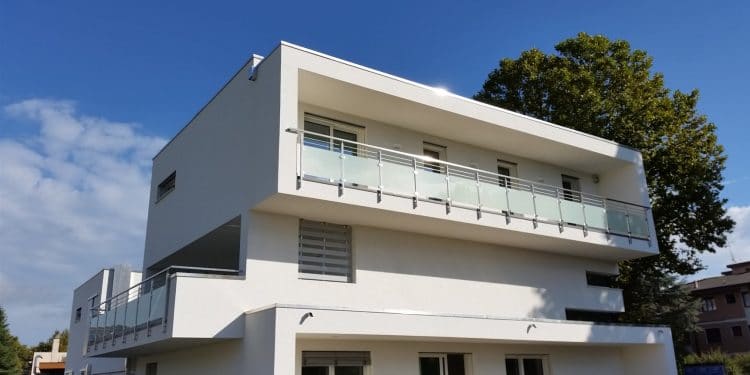 Parapetto per terrazzi