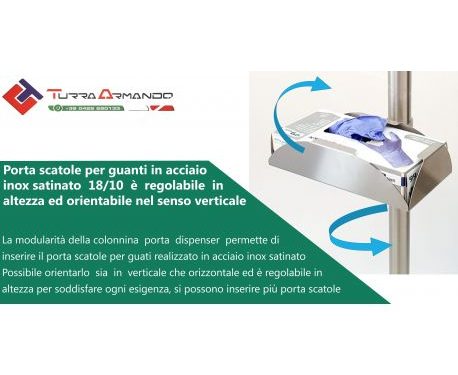 Porta guanti da colonna automatica