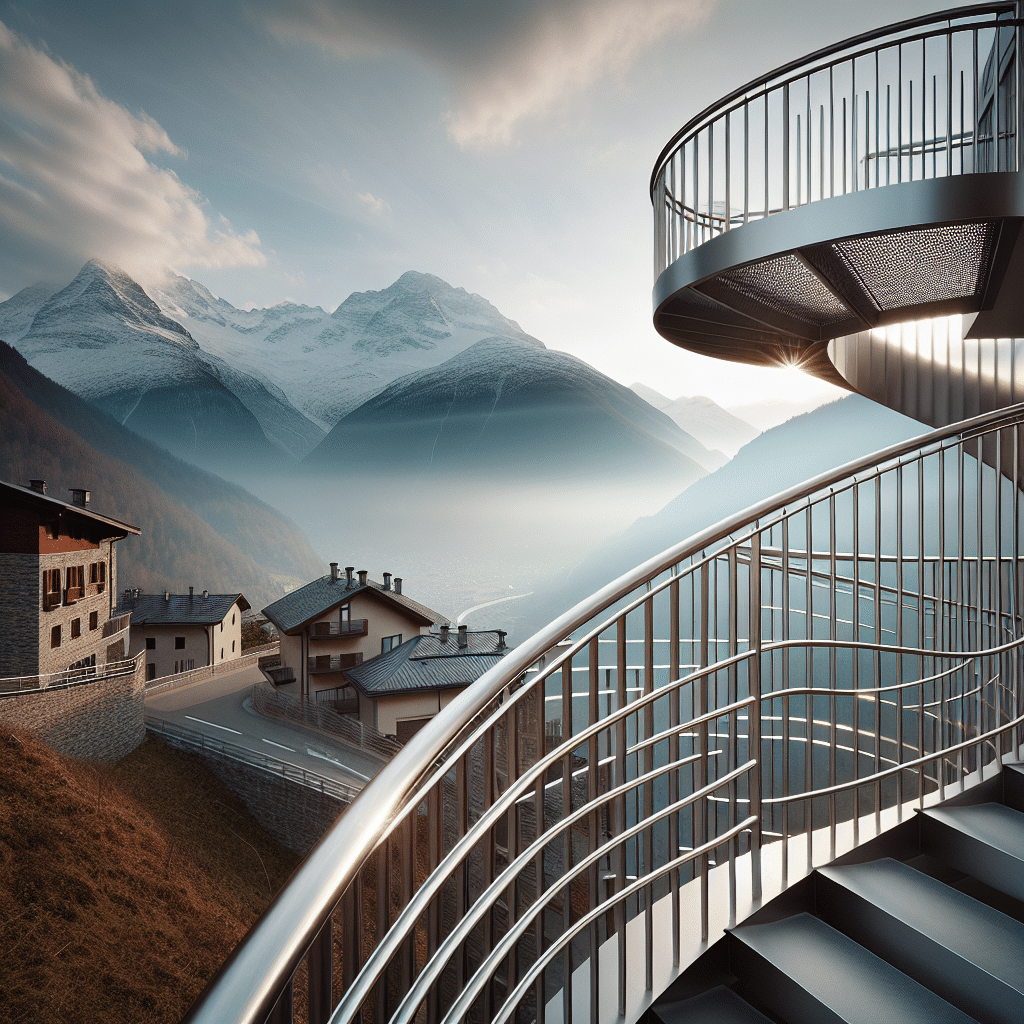 Parapetti in acciaio inox per esterni ad Aosta: sicurezza per climi rigidi e design moderno