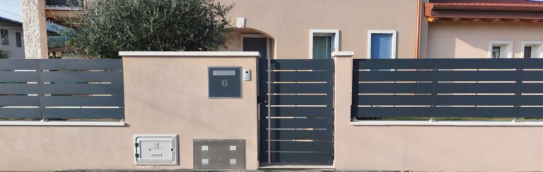 Recinzione e Cancelli in Alluminio Antracite a Monselice - foto 3