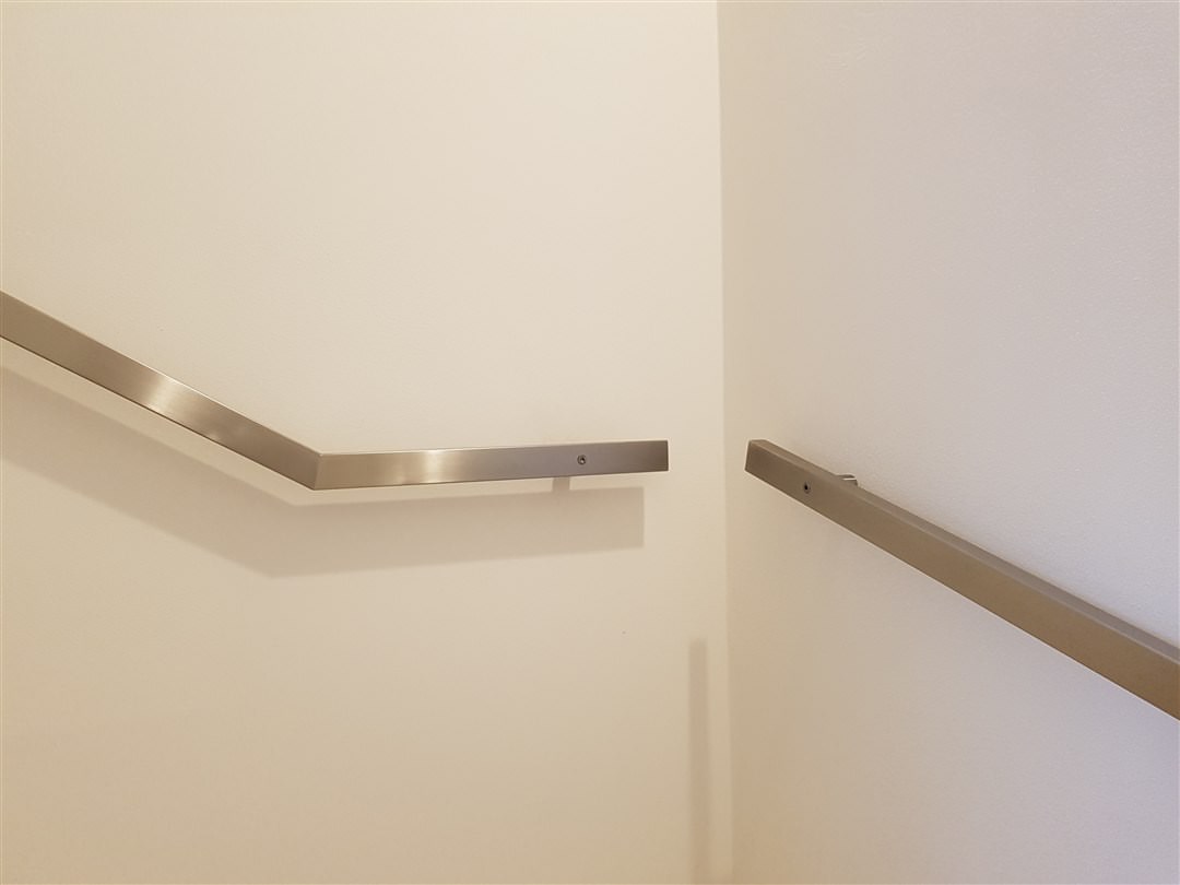 C11-Corrimano inox rettangolare