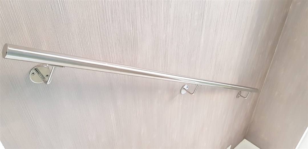 C14-Corrimano inox lucido a specchio