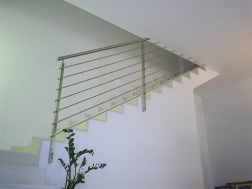 E20-Parapetto scala in acciaio inox