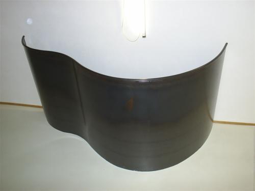 F23-Parapetto curvo in lamiera