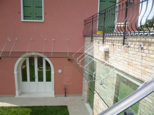 O14-Tettoie con accessori in acciaio inox